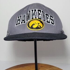 Captivating Headwear Mens Black Gray and Gold Iowa Hawkeyes Adjustable Hat